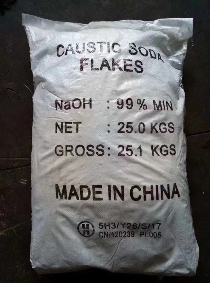 Caustic Soda Pearl 25kg Naoh Flakes